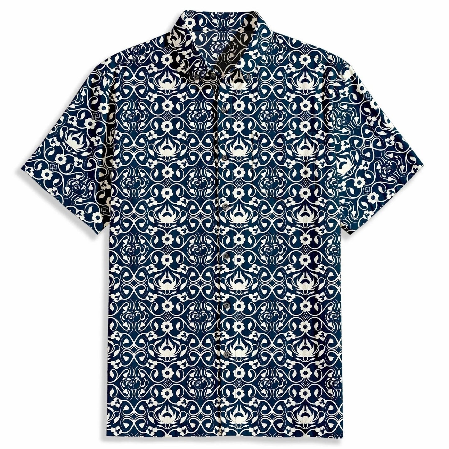 Floral Hawaiian Short Sleeve Shirt