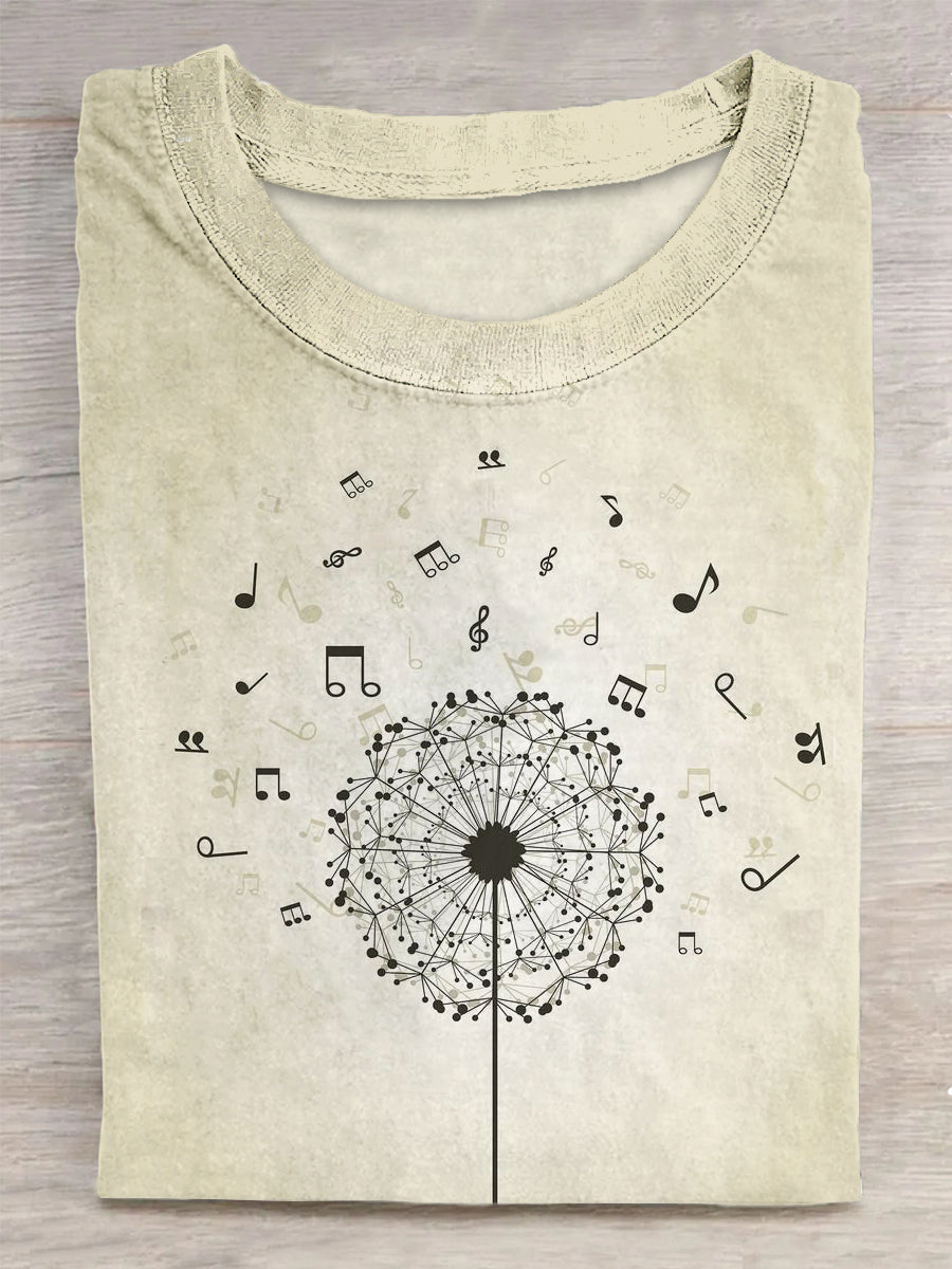 Unisex Funny Printed Vintage Fashion Loose Short Sleeve T-Shirt