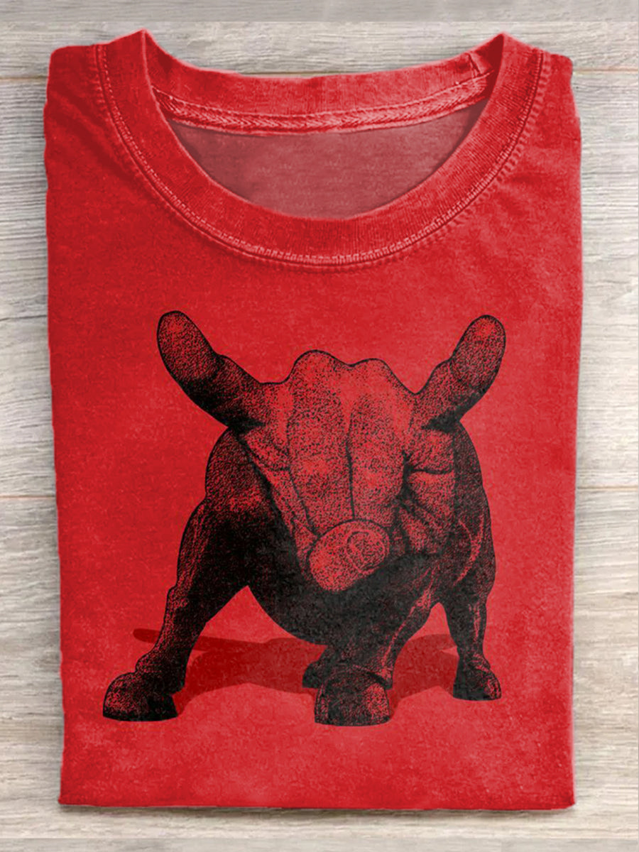 Fashion Illustration Art Print Cotton T-Shirt