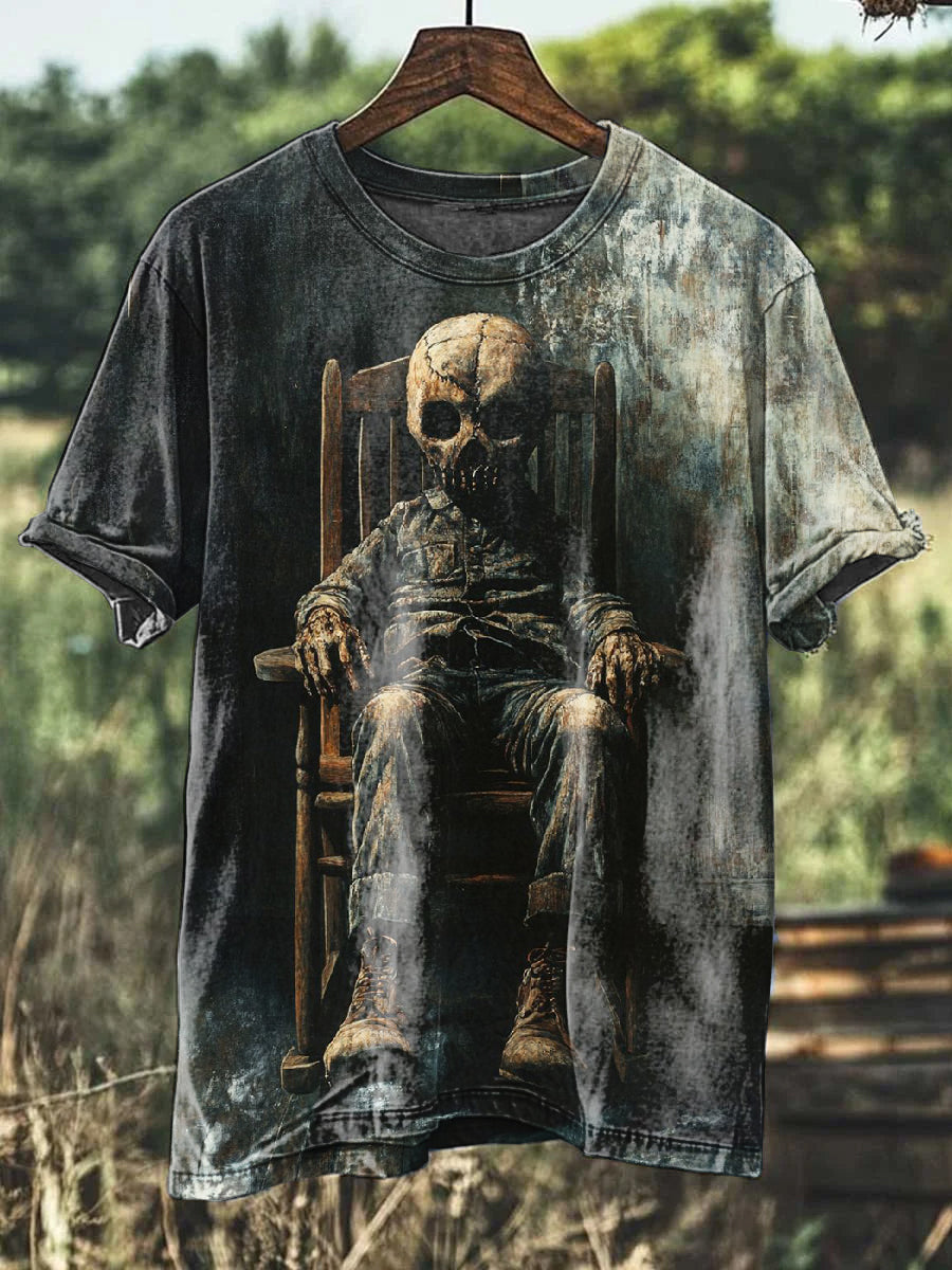 Fierce Monster Printed Casual Cotton T-Shirt