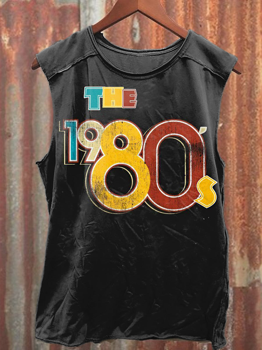 Men's Casual 1980 Printed Tank Top