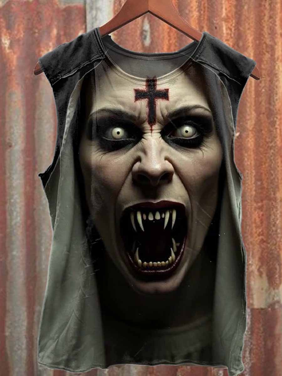 Men's Printed Casual Cotton Tank Top