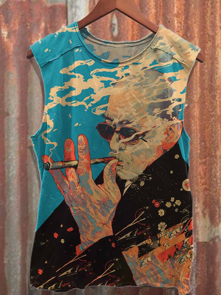 Men's Casual Printed Tank Top