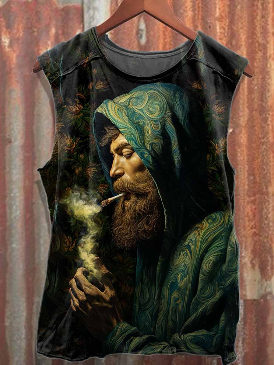 Men's Casual Printed Tank Top