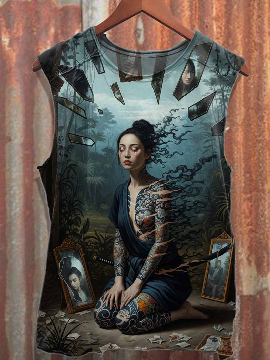 Men's Casual Printed Tank Top