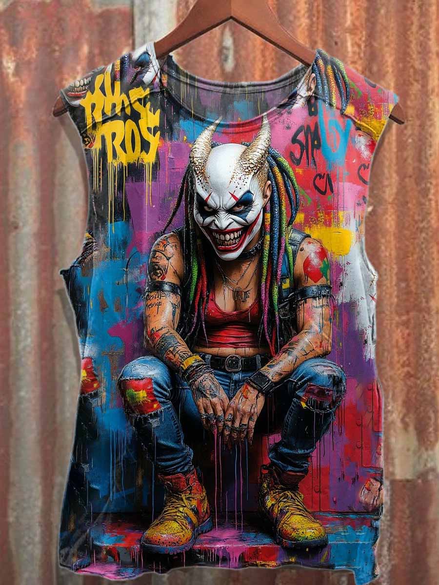 Men's Casual Printed Tank Top