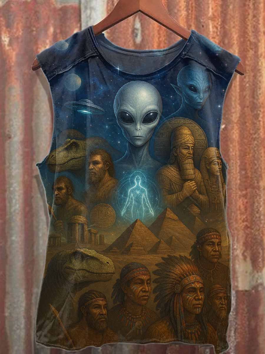 Men's Casual Printed Tank Top