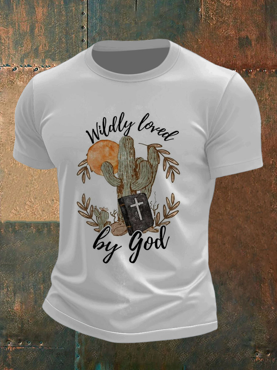 Men's Cactus Print Short Sleeve T-Shirt