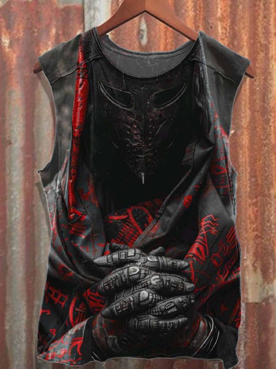 Men's Casual Printed Tank Top