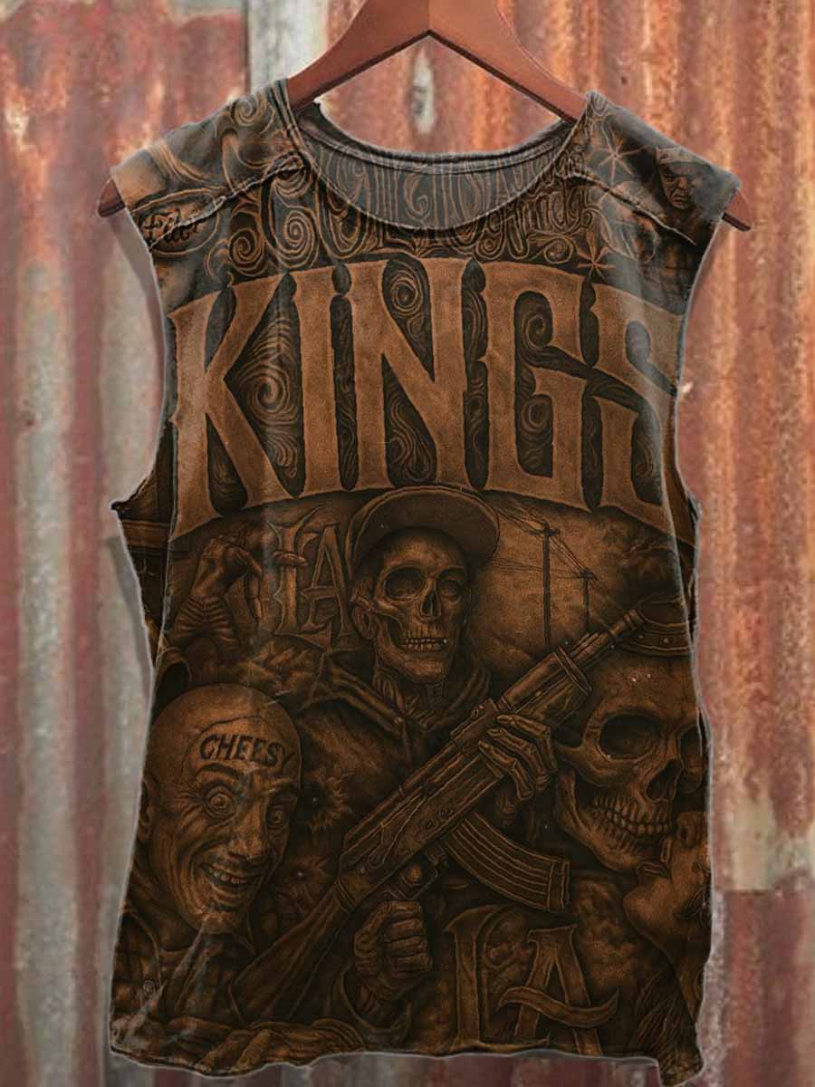 Men's Casual Printed Tank Top