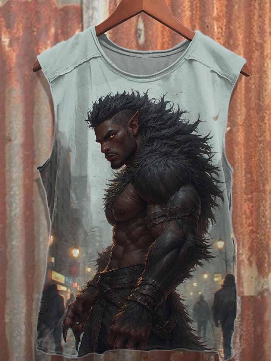 Variation Human Printed Casual Cotton T-shirt