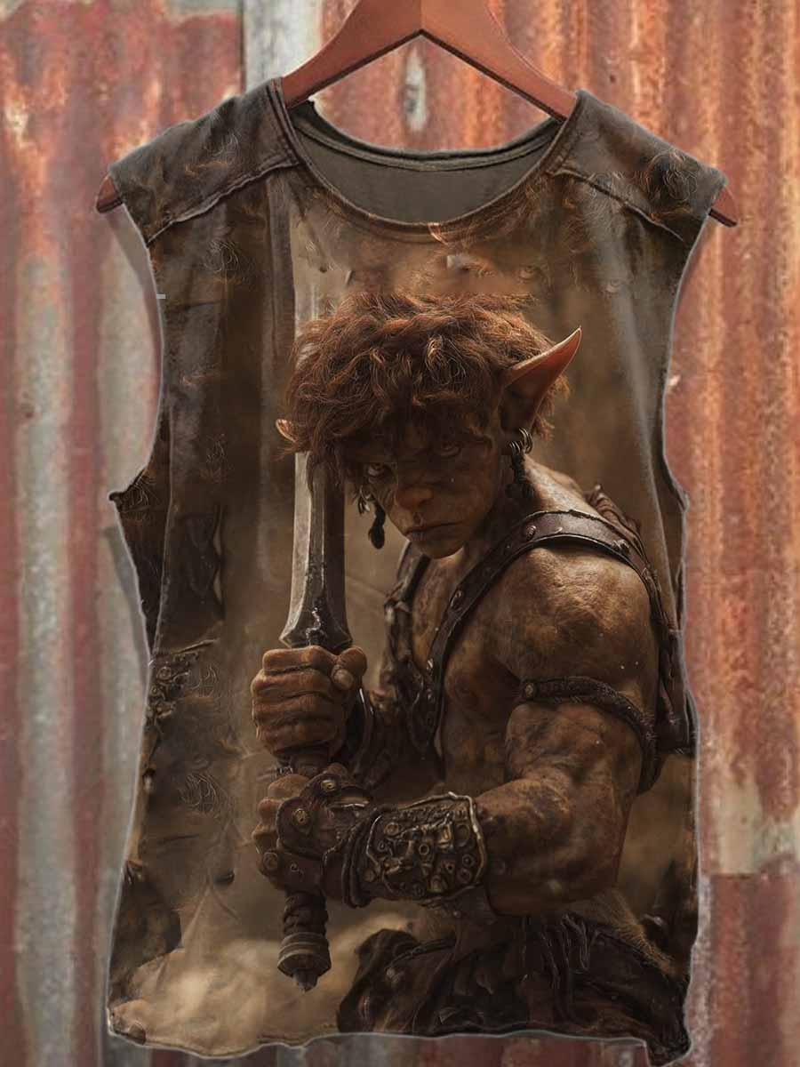 Men's Casual Printed Tank Top