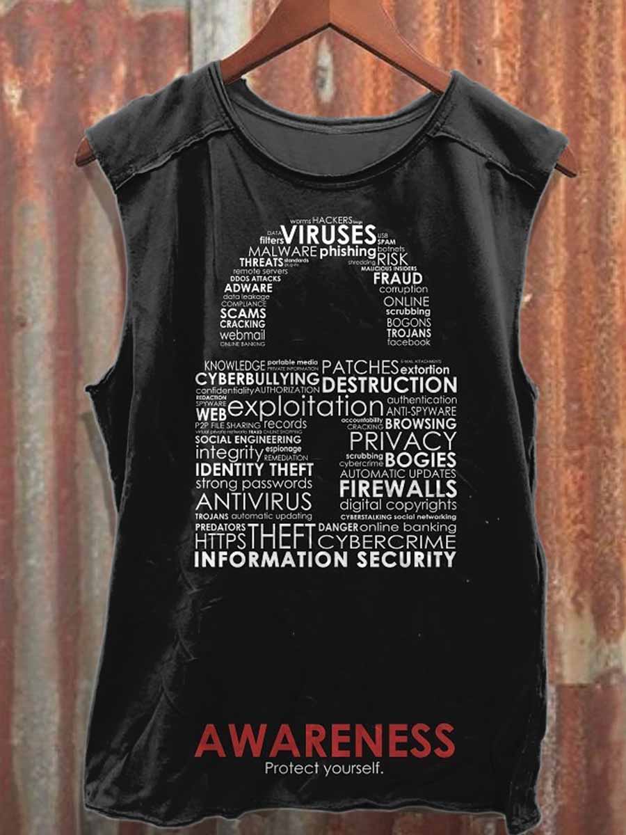 Men's Casual Printed Tank Top