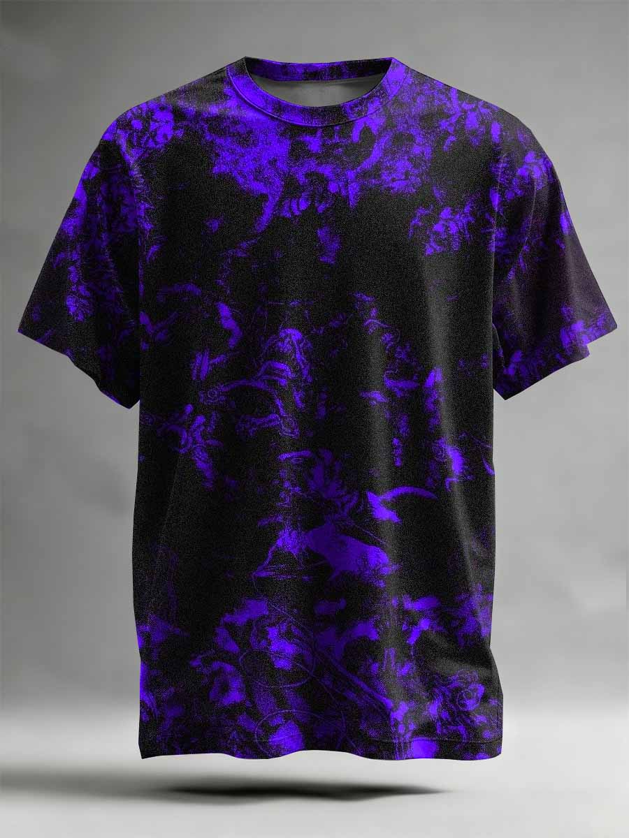 Abstract Pattern Printed Casual T-Shirt