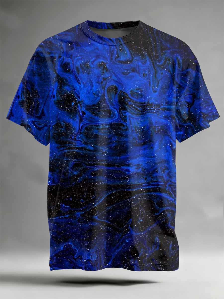 Abstract Pattern Printed Casual T-Shirt