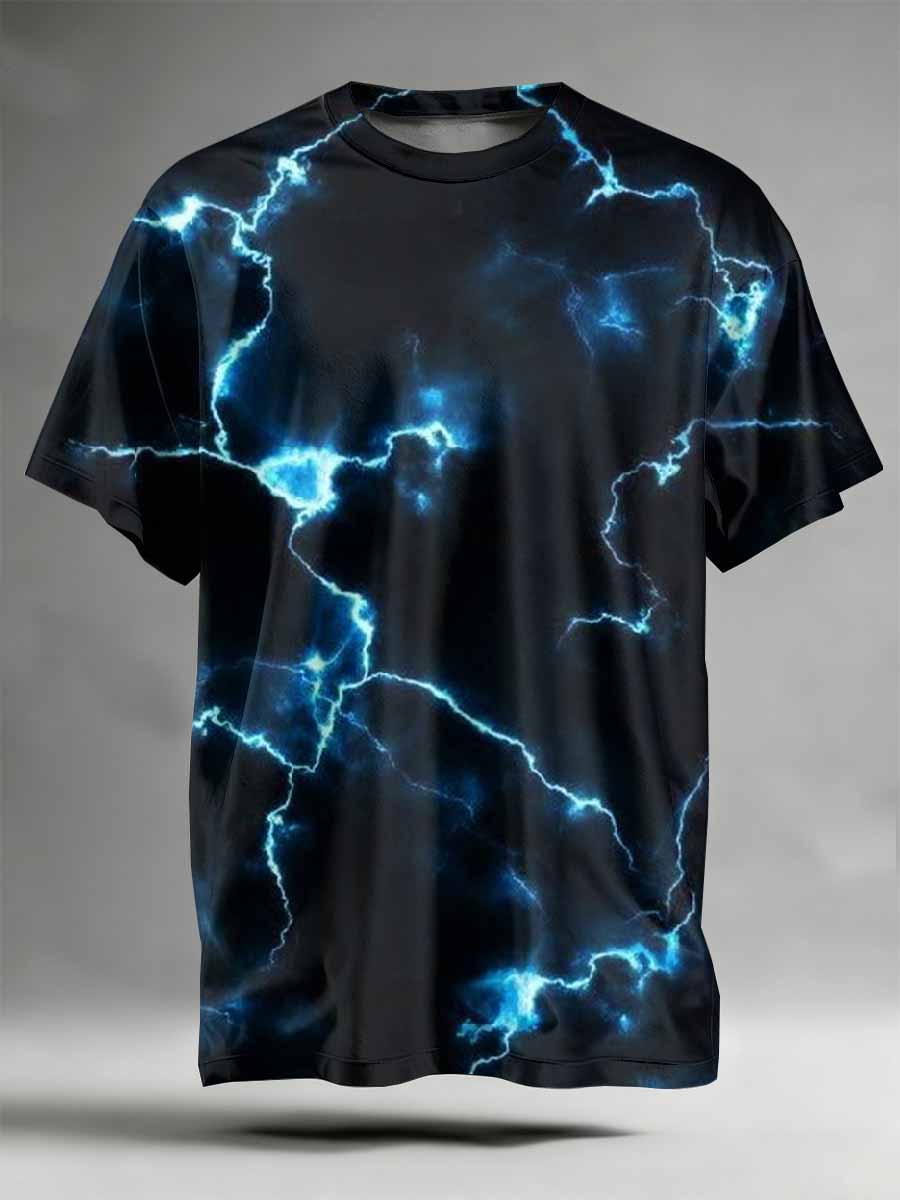 Abstract Pattern Printed Casual T-Shirt