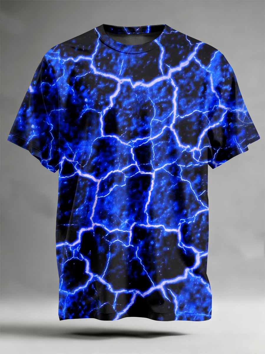 Abstract Pattern Printed Casual T-Shirt