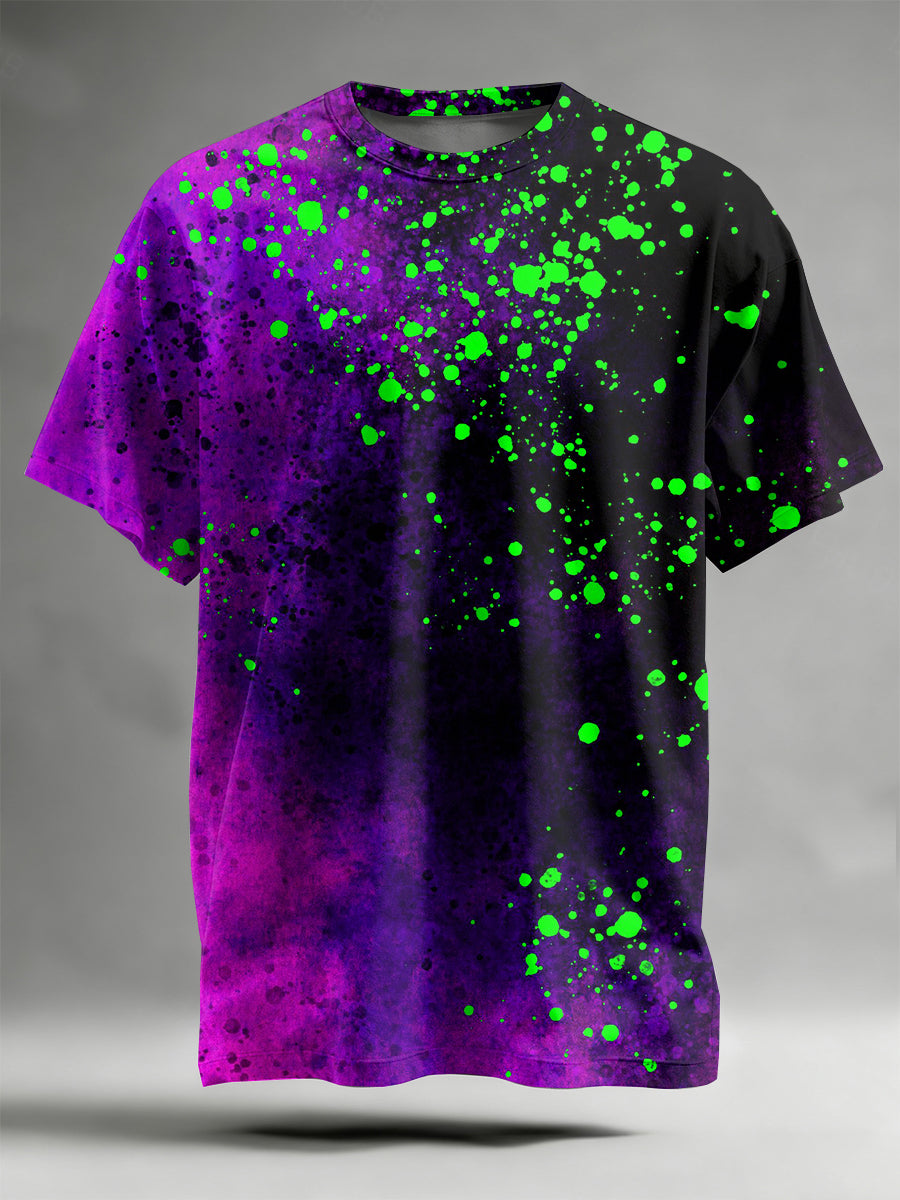 Abstract Pattern Printed Casual T-Shirt