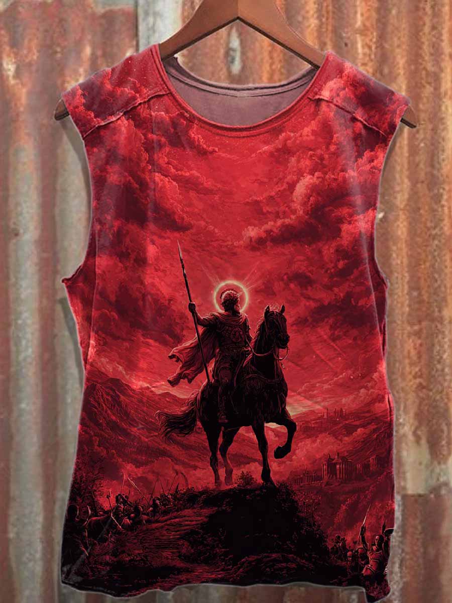 Men's Casual Printed Tank Top