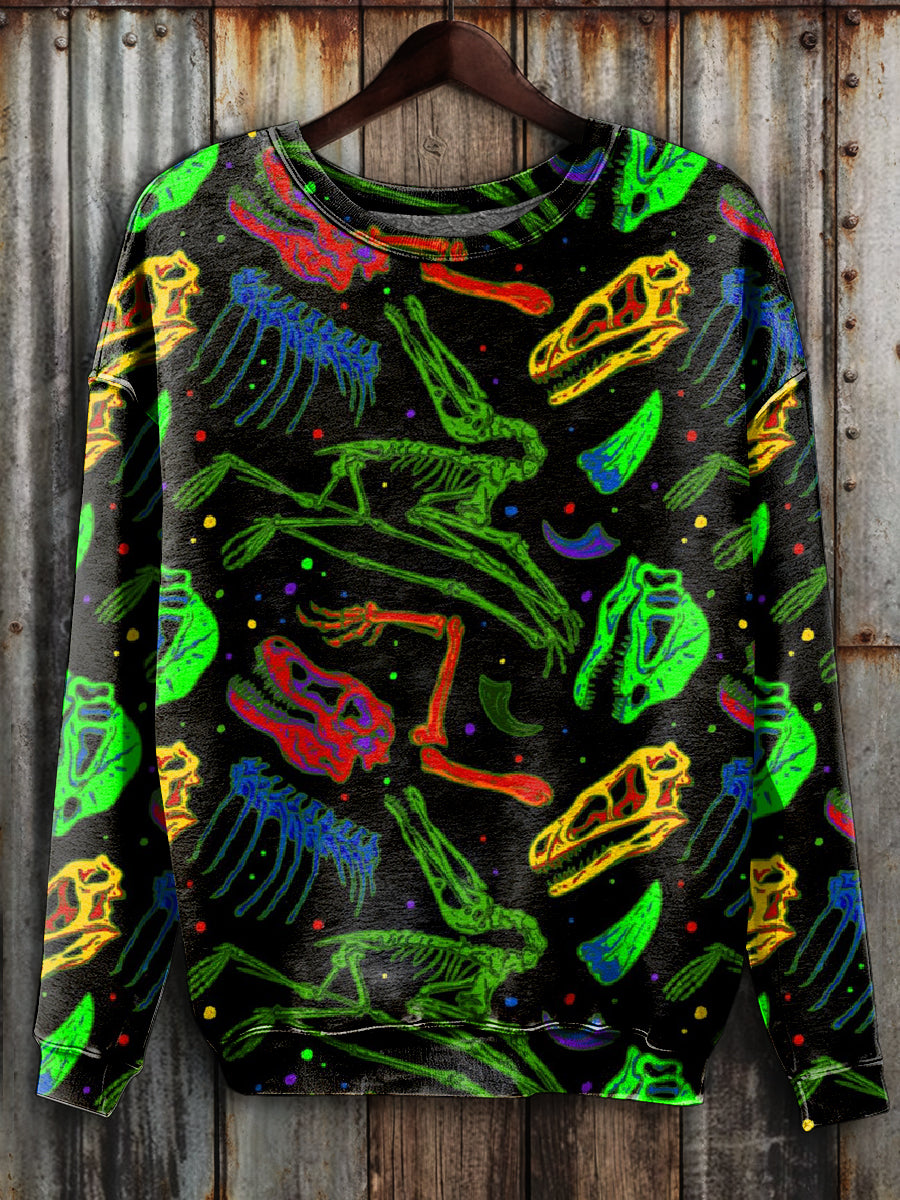 Gorgeous Graffiti Printed Casual Sweatshirt