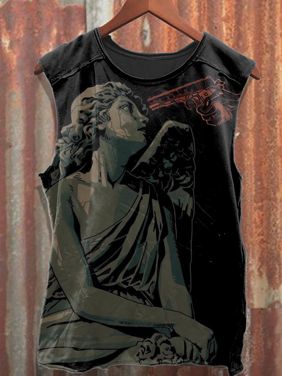 Men's Casual Printed Tank Top