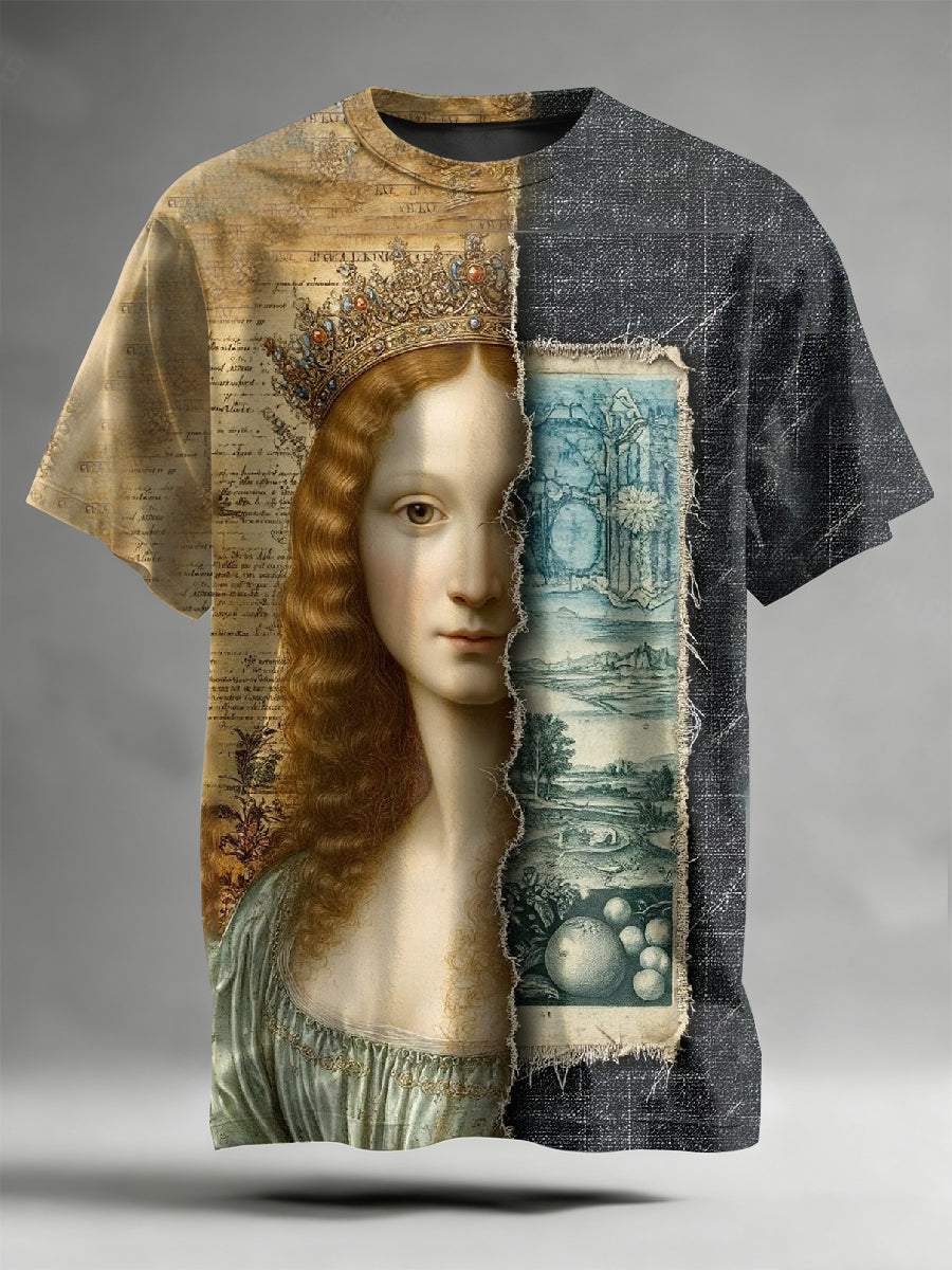 Gorgeous Graffiti Printed Casual T-Shirt