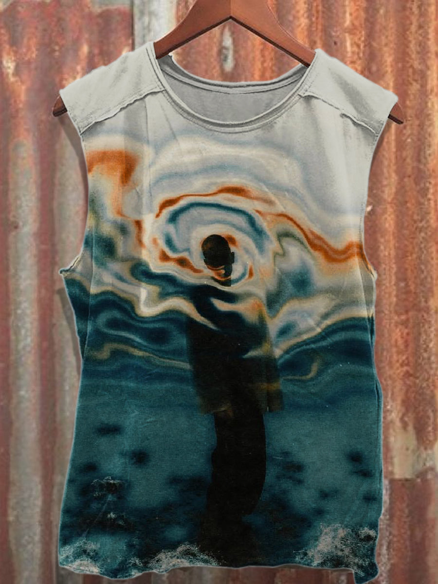 Gorgeous Graffiti Art Printed Loose Tank Top