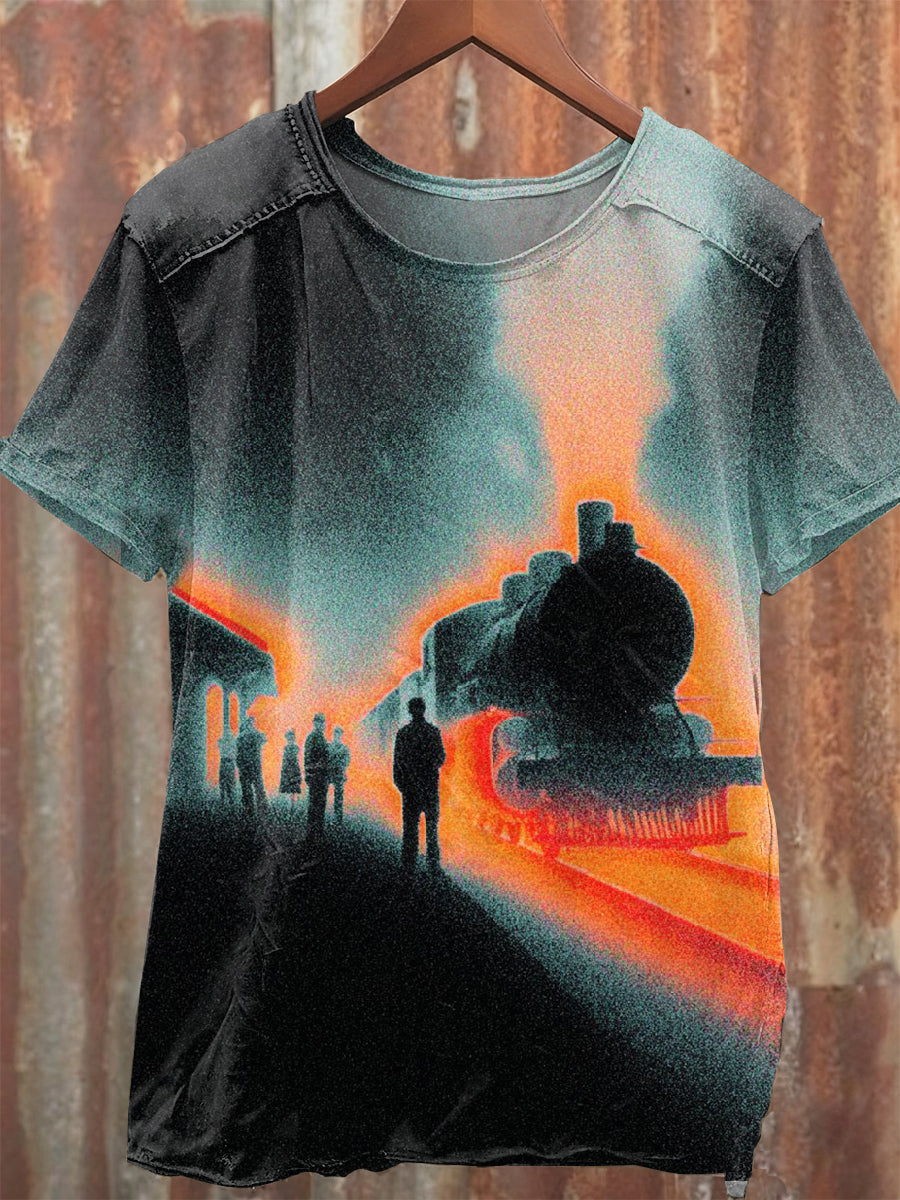 Gorgeous Graffiti Art Printed Loose T-shirt