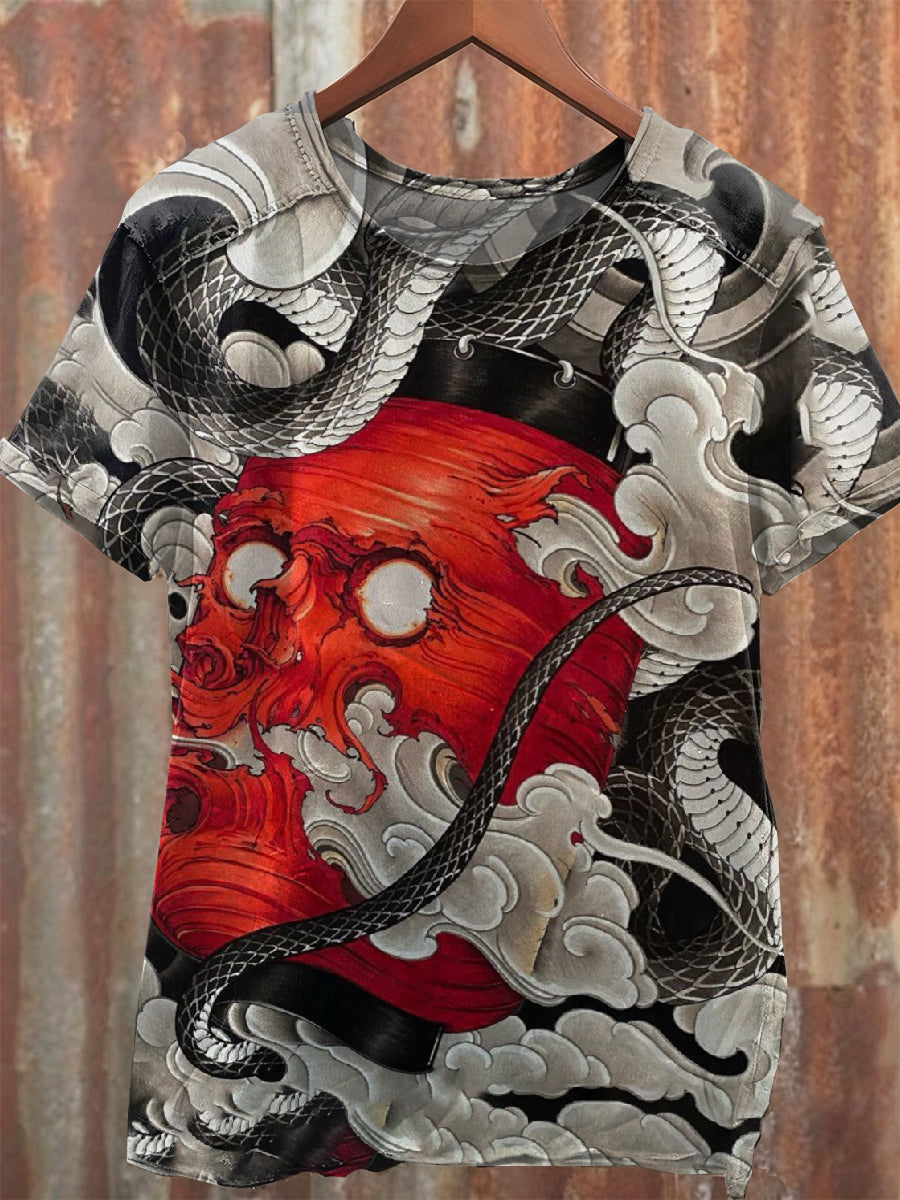 Gorgeous Graffiti Art Printed Casual T-shirt