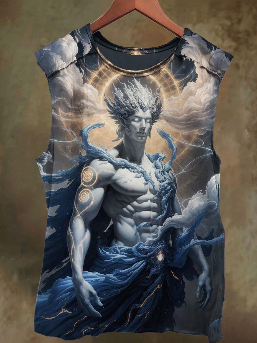 Unisex Futurama Print Casual Cotton Tank Top