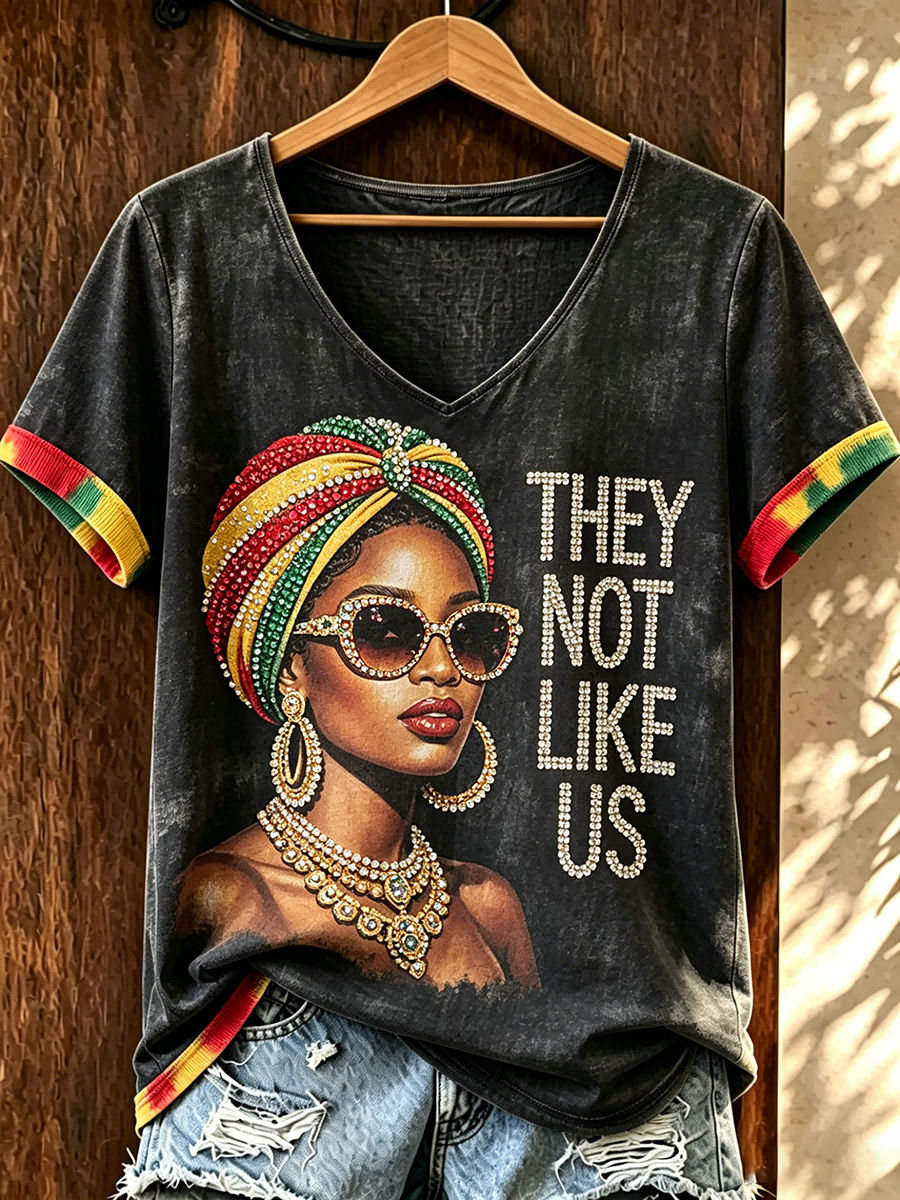 Women's They Not Like Us Short-sleeved T-shirt