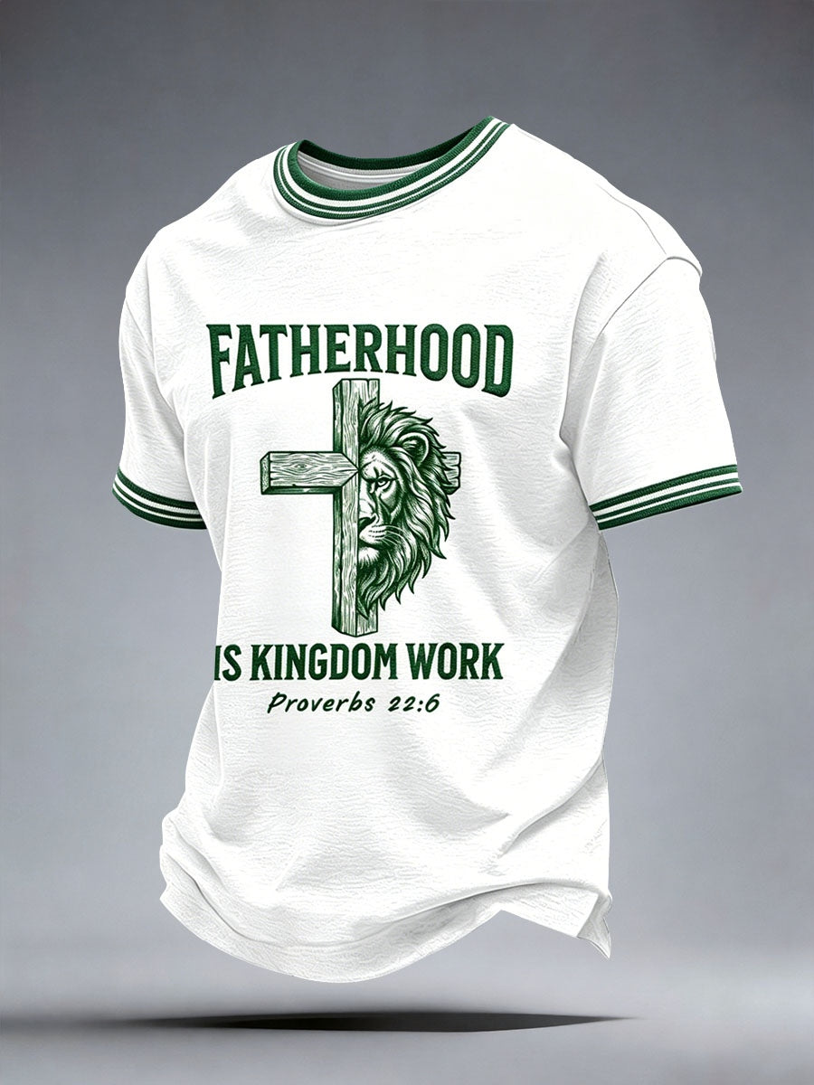 Men's Fatherhood is Kingdom Work T-Shirt