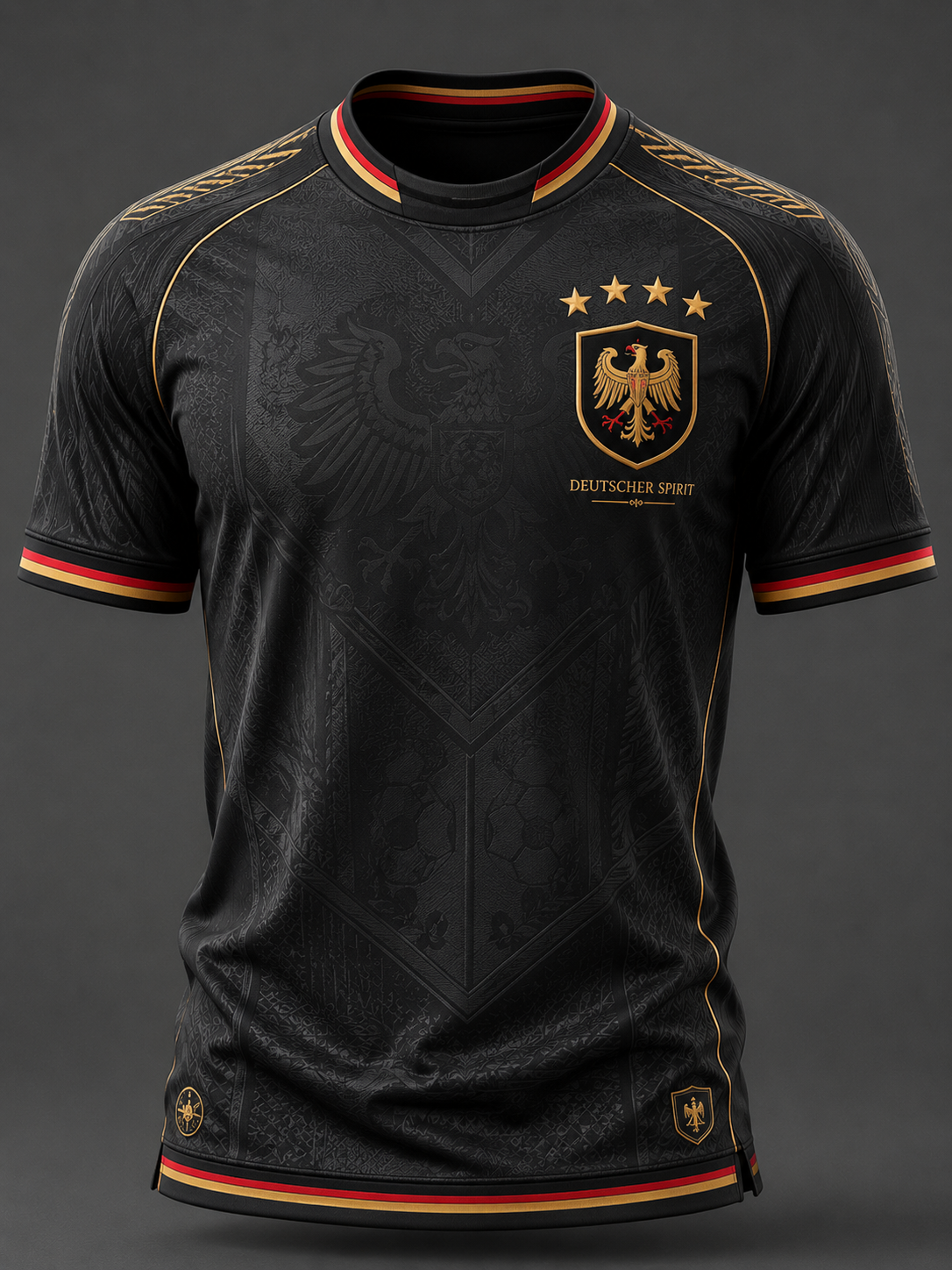 Men's Germany Football Printed T-shirt