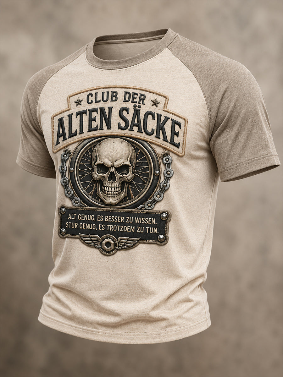 Lustiges Freizeit-T-Shirt für Herren mit Slogan-Print