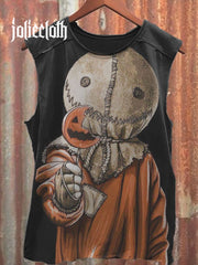 Unisex Vintage Straw Doll Halloween Unisex Classic Tank Top