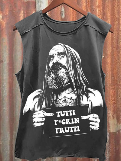 Unisex Tutti F*ckin Frutti Graphic Unisex Classic Tank Top