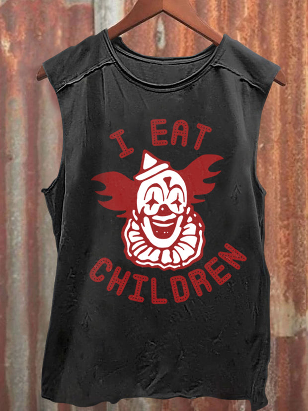 Scary Clown Tank Top