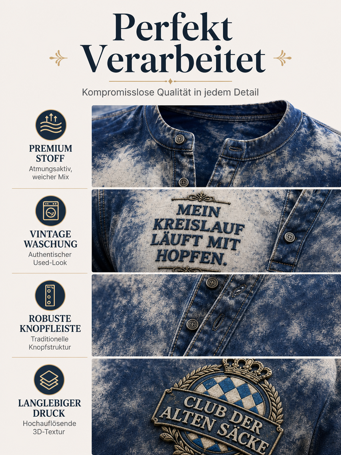 Herren-Oktoberfest-München-Lustiges T-Shirt mit Bierliebhaber-Slogan