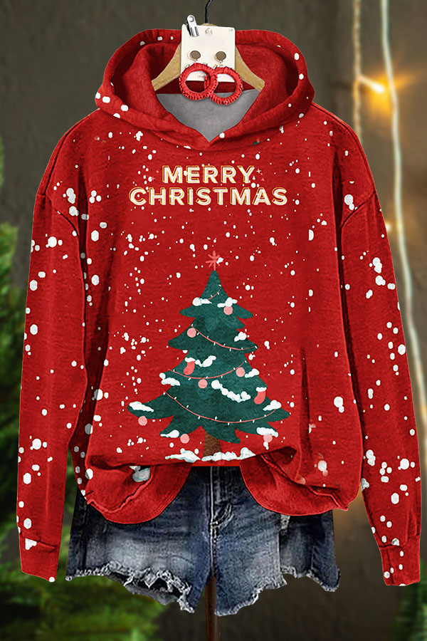 Christmas Tree Snow Hoodie