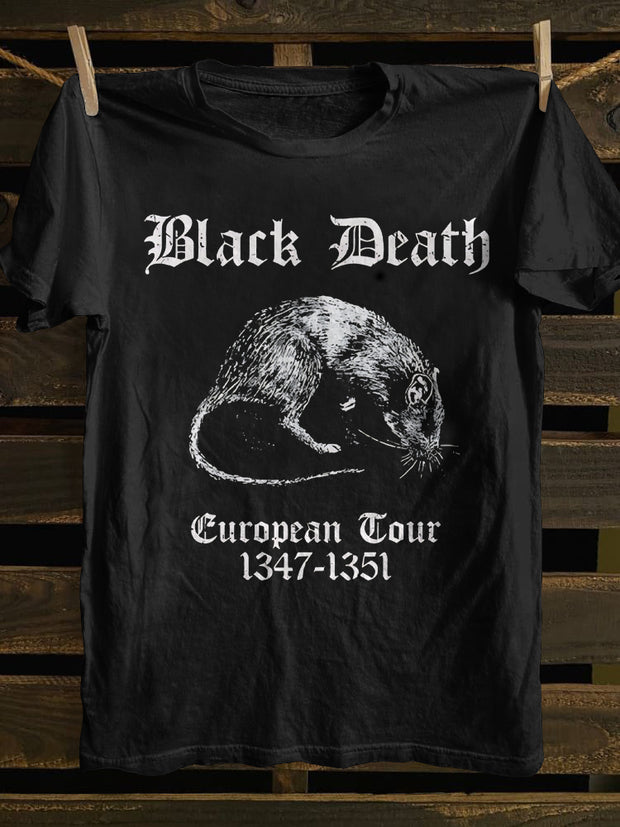 Black Death European Tour T-shirt