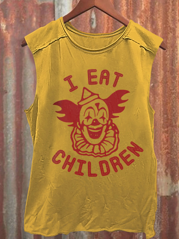 Scary Clown Tank Top