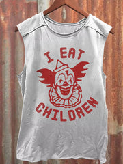 Scary Clown Tank Top