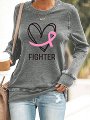 Women's Breast Cancer Fighter Sweatshirt