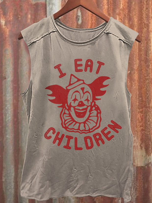 Scary Clown Tank Top