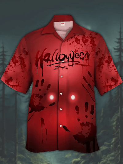 Men's Halloween Funny Short Sleeve Shirt