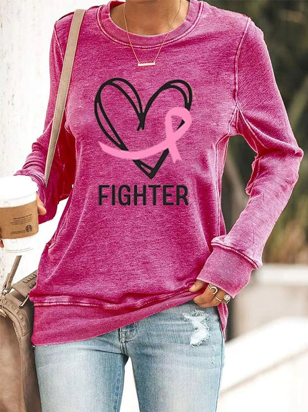 Women's Breast Cancer Fighter Sweatshirt