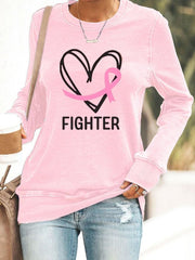 Women's Breast Cancer Fighter Sweatshirt