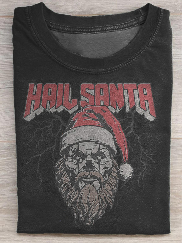 Unisex Hail Santa T-shirt