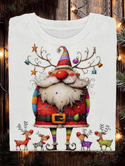 Santa Christmas Pattern Art Print Casual Sweatshirt