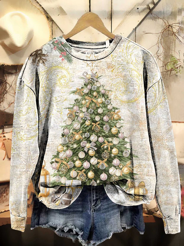 Christmas Tree Casual Sweatshirt